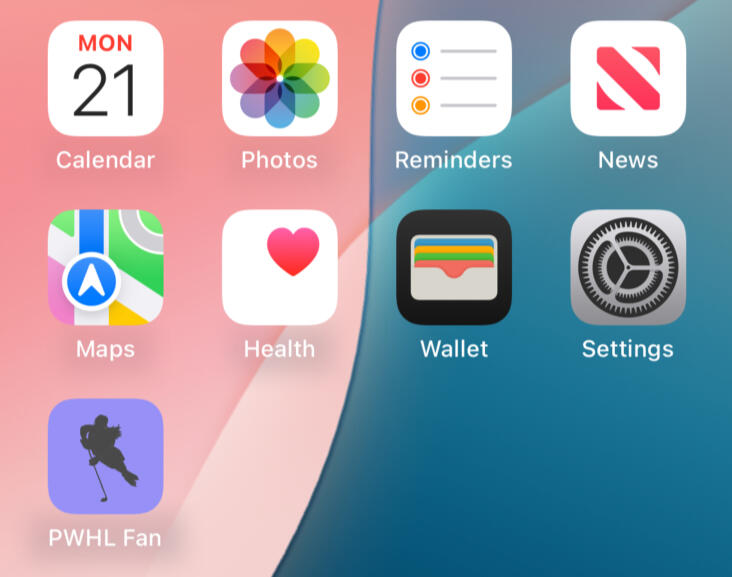PWHL Fan App (iOS)